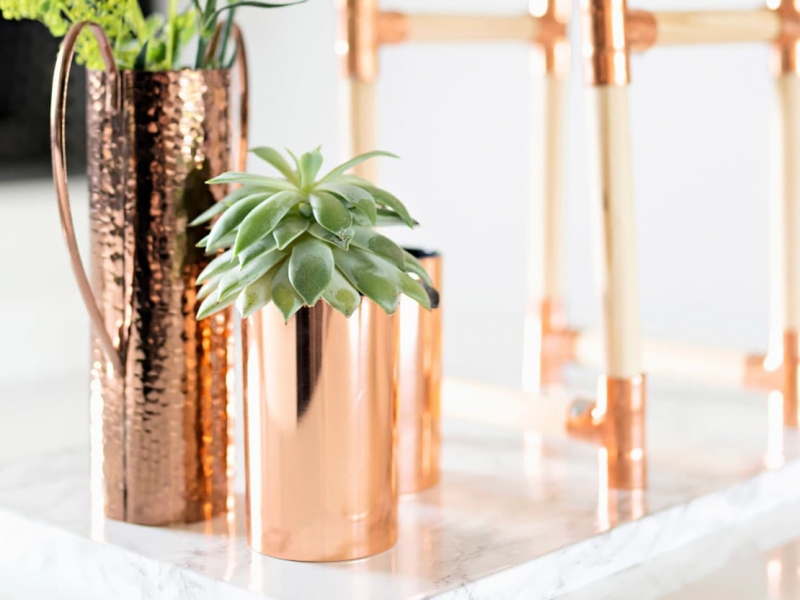 Cobre e o rosa